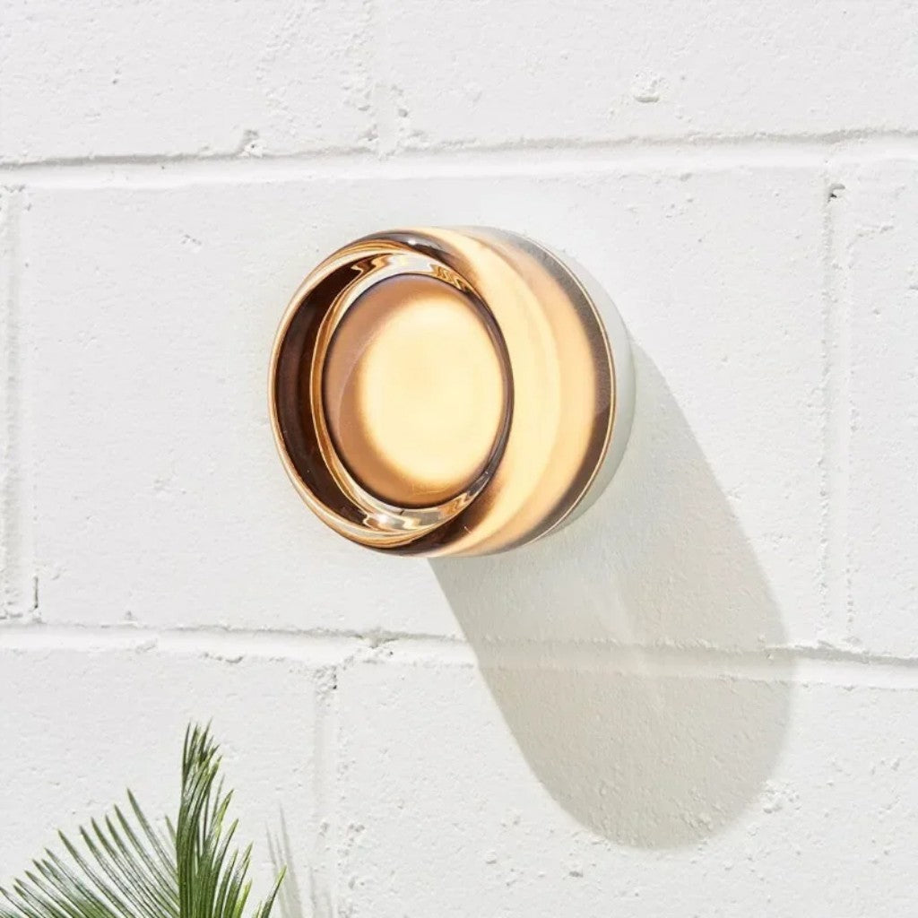 Modern Round Glass Wall Light Sconce